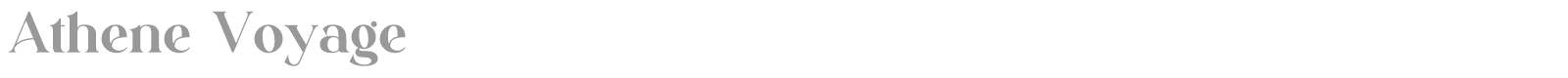 Athene Voyage font preview